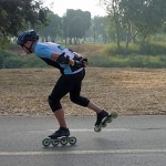 Patins à roues alignées. מרולרים בפארק